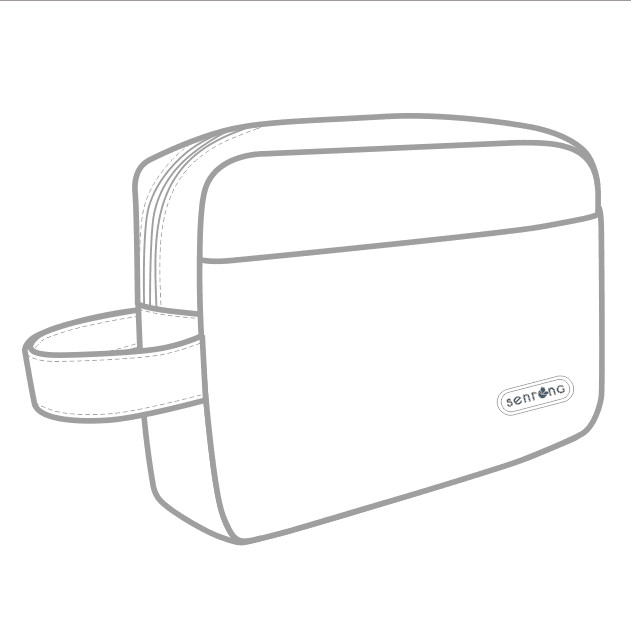 側手提豎款洗漱包